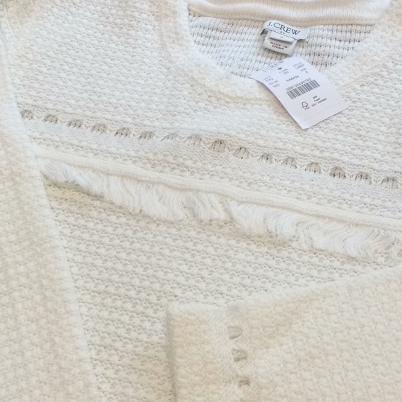 J. Crew Sweater Fringe Detail - Picture 2 of 8